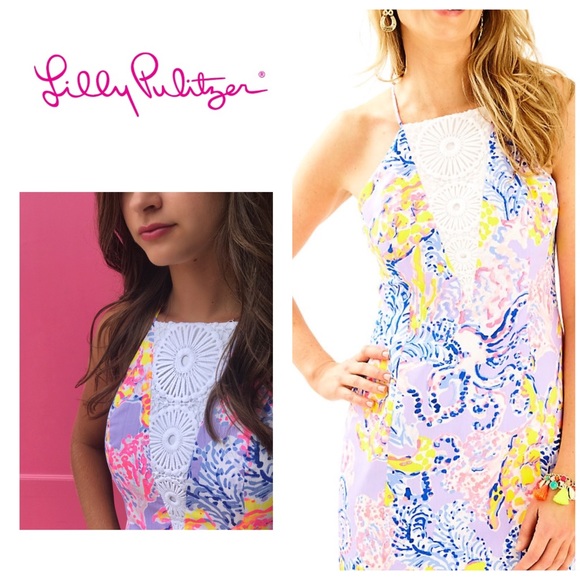 Lilly Pulitzer Dresses & Skirts - Lilly Pulitzer Pearl Shift Dress in Lilac Verbena EUC